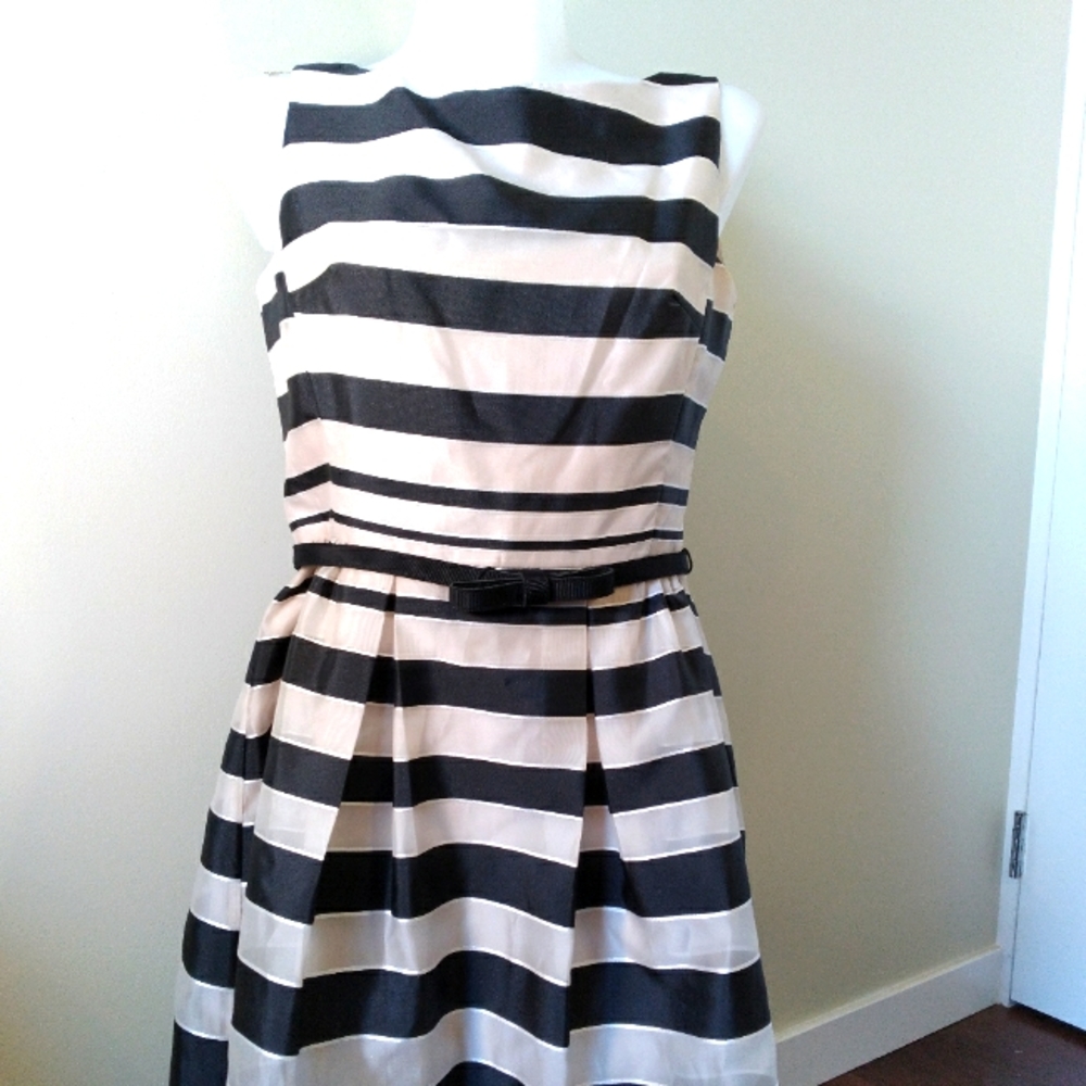 Gorgeous TAYLOR Dress, Fit N Flare, Belted with Bow.